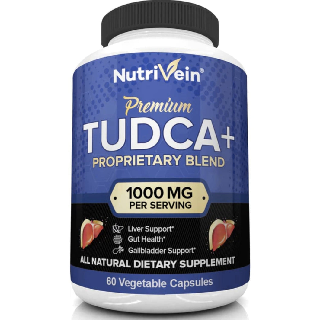 Nutrivein TUDCA Liver Support Supplement 1000mg General SUPPS247 