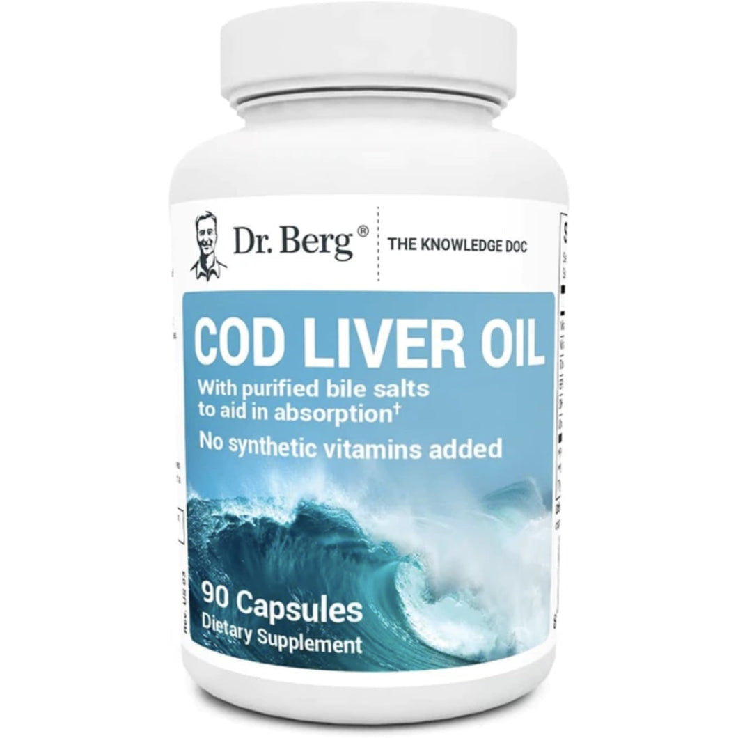 Dr. Berg Cod Liver Oil with Purified Bile Salts General SUPPS247 