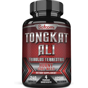 Tongkat Ali 12500MG Tribulus Terrestris Horny Goat Weed Test booster , Libido Booster SUPPS247 