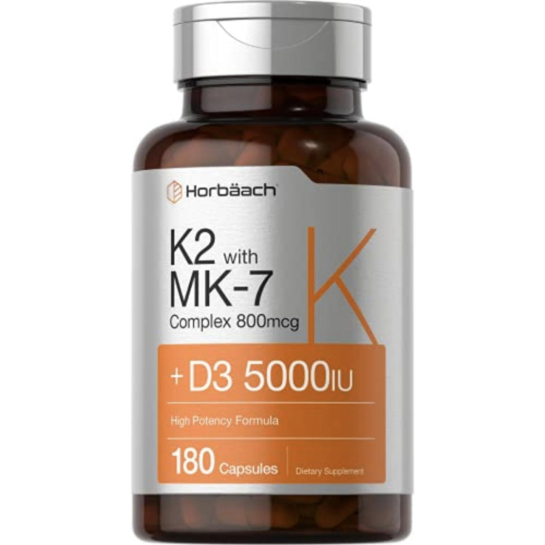Vitamin K2 Complex with D3 Vitamins & Supplements SUPPS247 