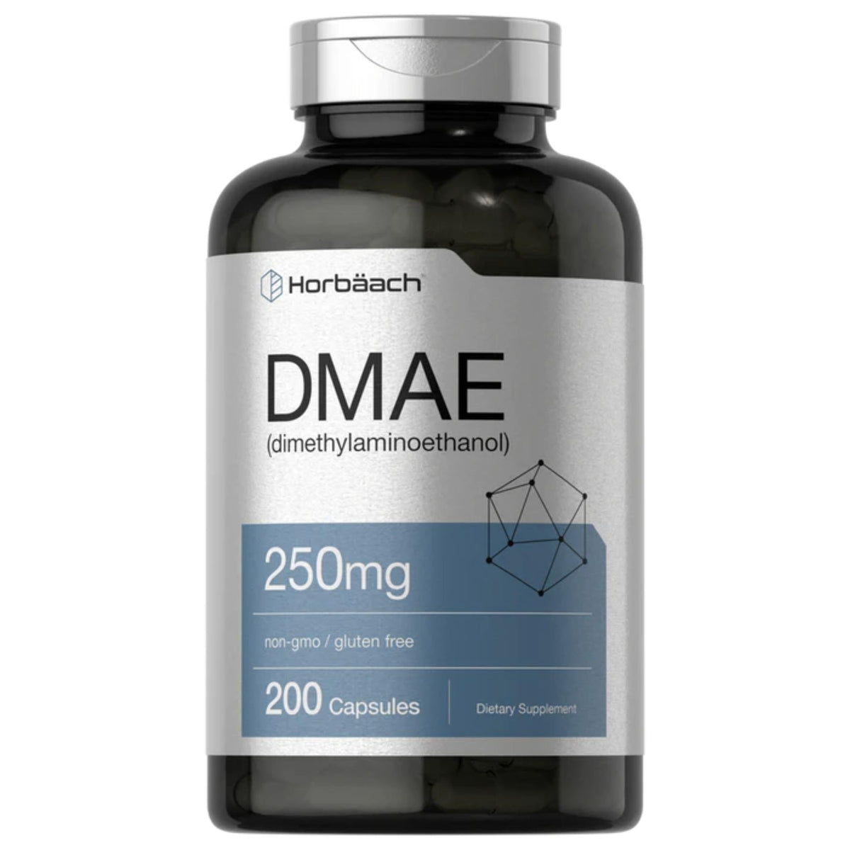 DMAE Supplement 250mg | 200 Capsules by Horbaach Back to results SUPPS247  - Image 1