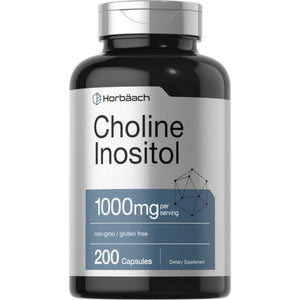Choline Inositol 1000mg 200 Count By Horbaach General SUPPS247 