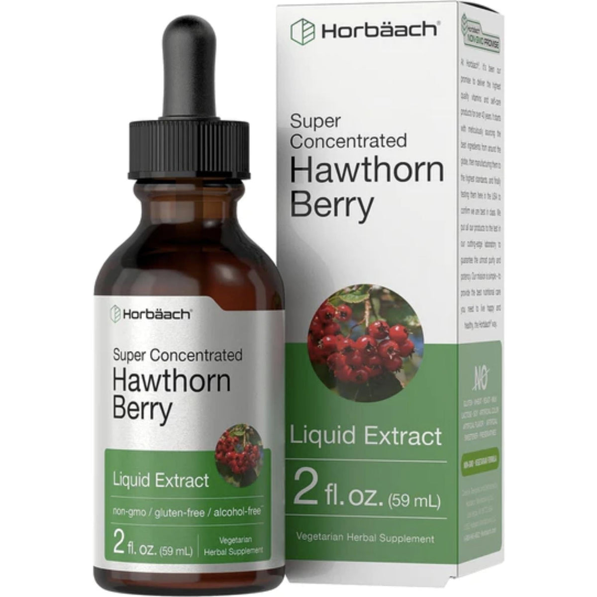 Hawthorn Berry Extract by Horbaach Hawthorn SUPPS247  - Image 1