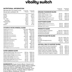 VITALITY SWITCH by Switch Nutrition immune booster SWITCH NUTRITION 30 Serves Mango Passionfruit 