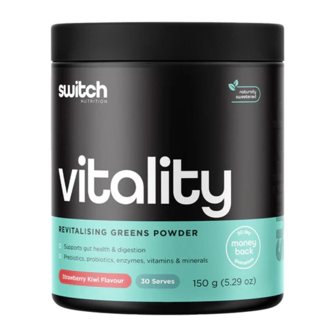 VITALITY SWITCH by Switch Nutrition immune booster SWITCH NUTRITION 30 Serves Strawberry Kiwi 