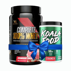 Complete 100% whey 2 lbs By Welltech + Greens supps247 