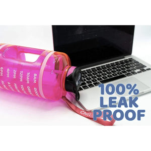 Water Bottle with Time Markings 2.2 Litre water bottle SUPPS247 