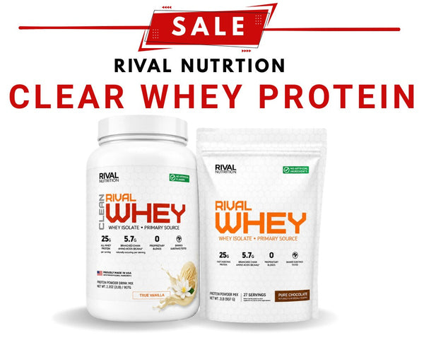 Twin Pack Rival Whey Isolate Protein by Rival Nutrition