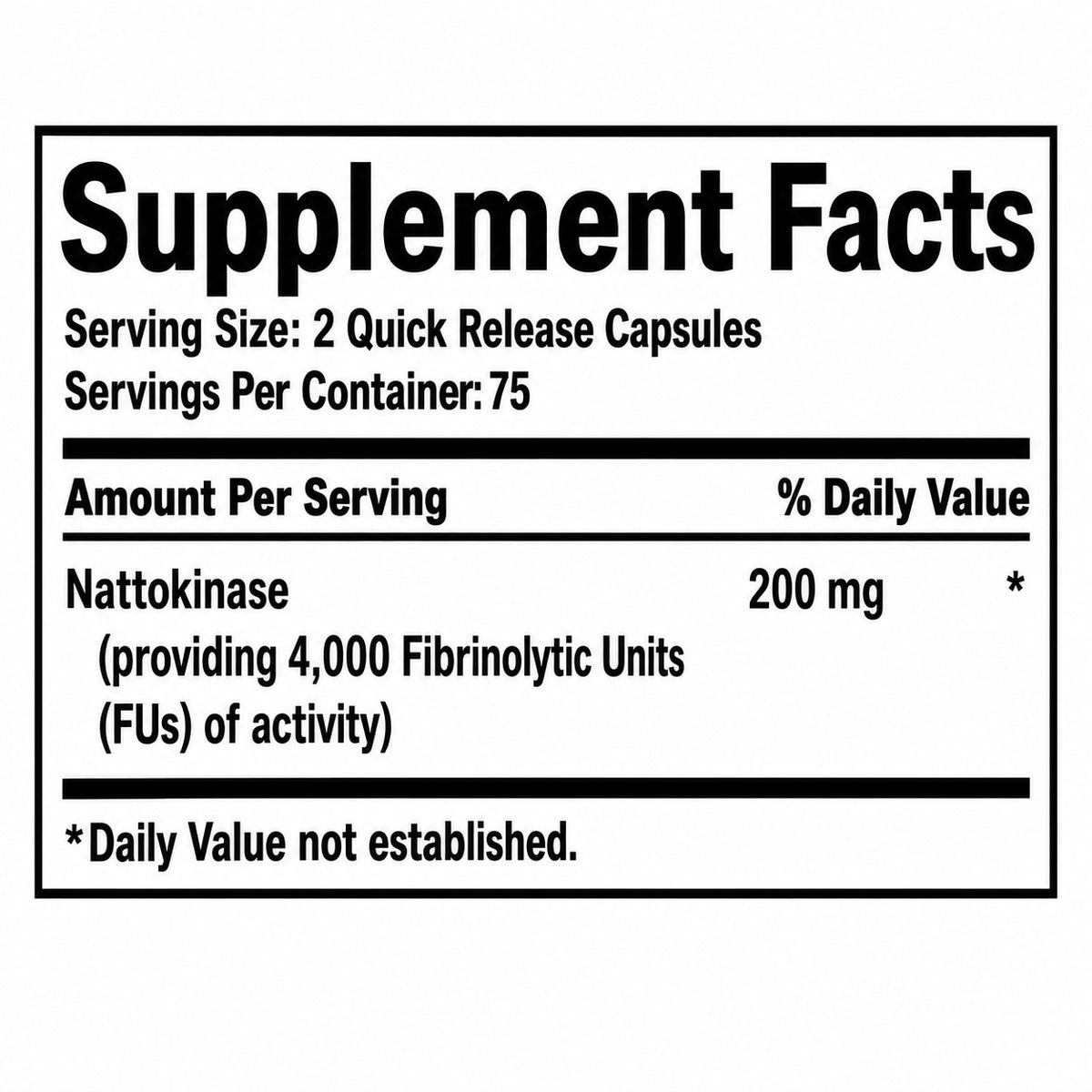 Beast Labs Nattokinase 4000 fu 150 count - Image 2