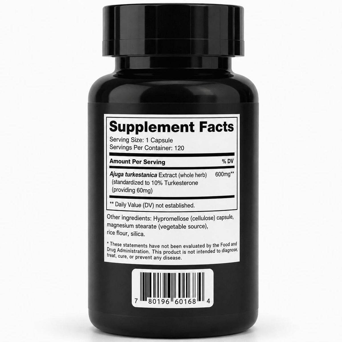 Beast Labs Nutrition Turkesterone 600 Mg 120 Capsules - Image 2