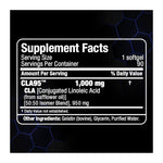 AllMax CLA, supplement facts panel