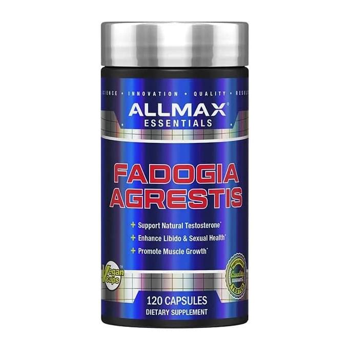 ALLMAX, Essentials, Fadogia Agrestis, front of bottle - Image 1