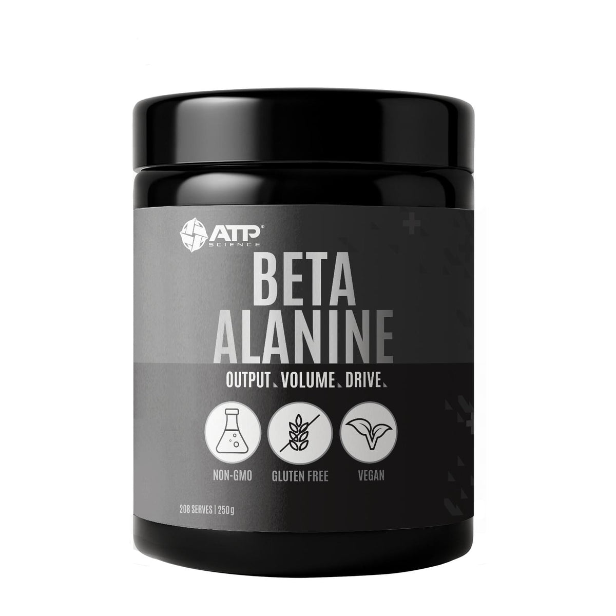 ATP Science Beta Alanine 250 g, front of tub - Image 1