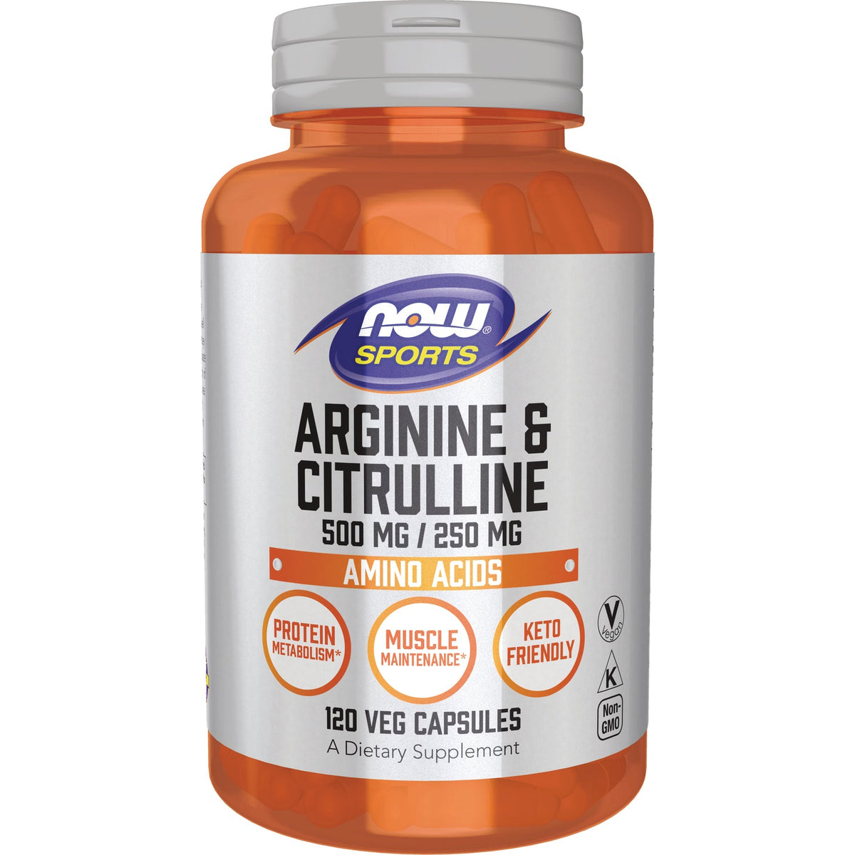 Now Foods Arginine & Citrulline 500 mg