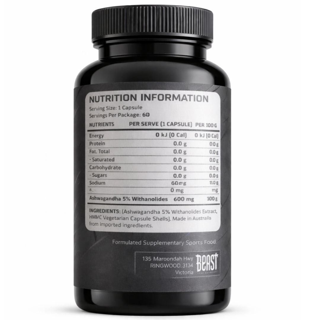 Beast Labs Nutrition Ashwagandha 600mg - Image 2