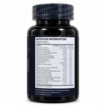 Beast Labs MultiVitamin 30 Servings bottle back view with nutrition information on white background