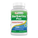 Berberine Plus 1000mg by Best Naturals, 120 capsule bottle front