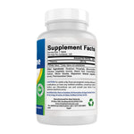 Best Naturals L-Theanine 200mg 120 count, supplement facts panel