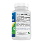 Taurine by Best Naturals, supplement facts panel
