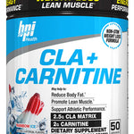 BPI Sports CLA + Carnitine Powder – 50 Serves Rainbow Ice