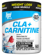 BPI Sports CLA + Carnitine Powder – 50 Serves Rainbow Ice