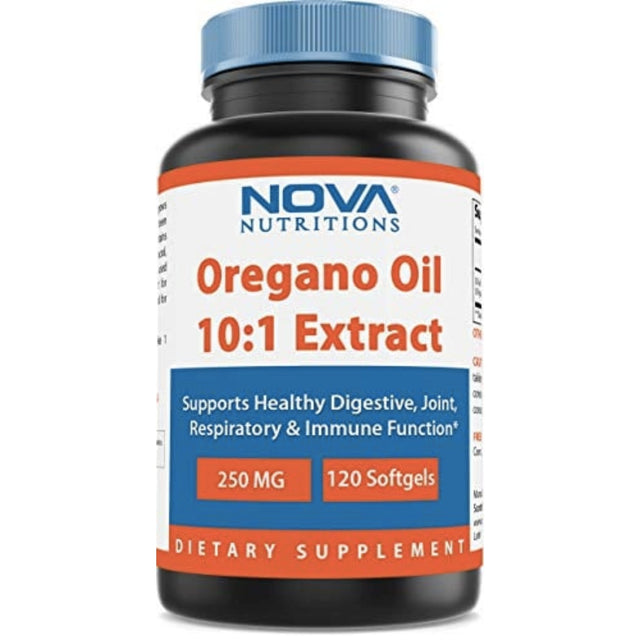 Nova Nutritions Oregano Oil 10:1 Extract digestive support SUPPS247 