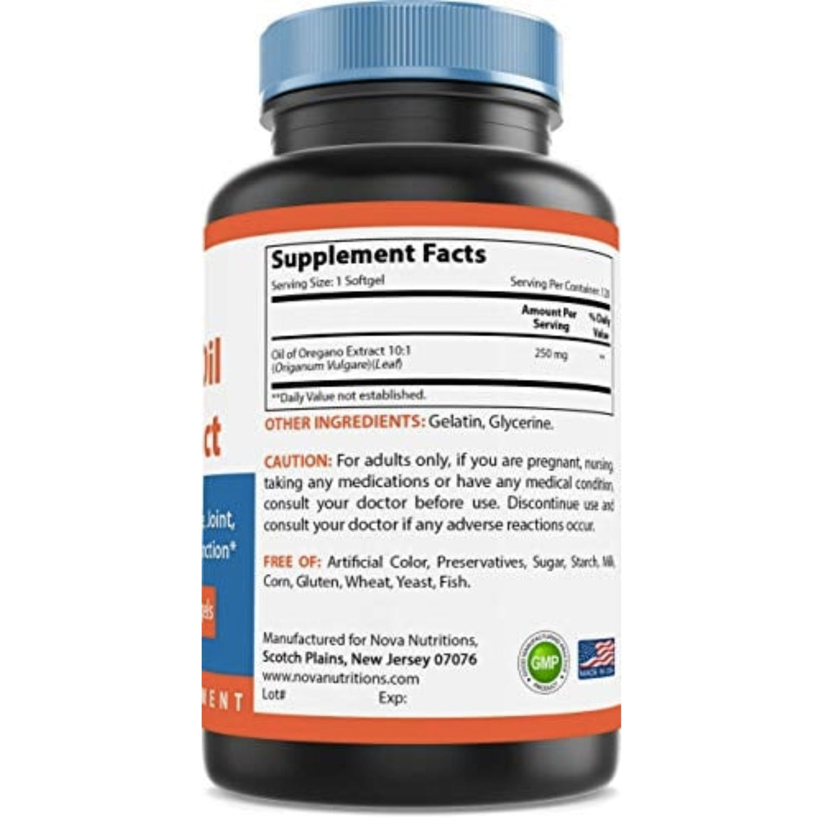 Nova Nutritions Oregano Oil 10:1 Extract digestive support SUPPS247  - Image 3