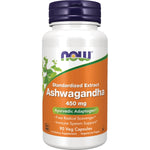 NOW Foods, Ashwagandha, Standardized Extract, 450 mg, 90 Veg Capsules