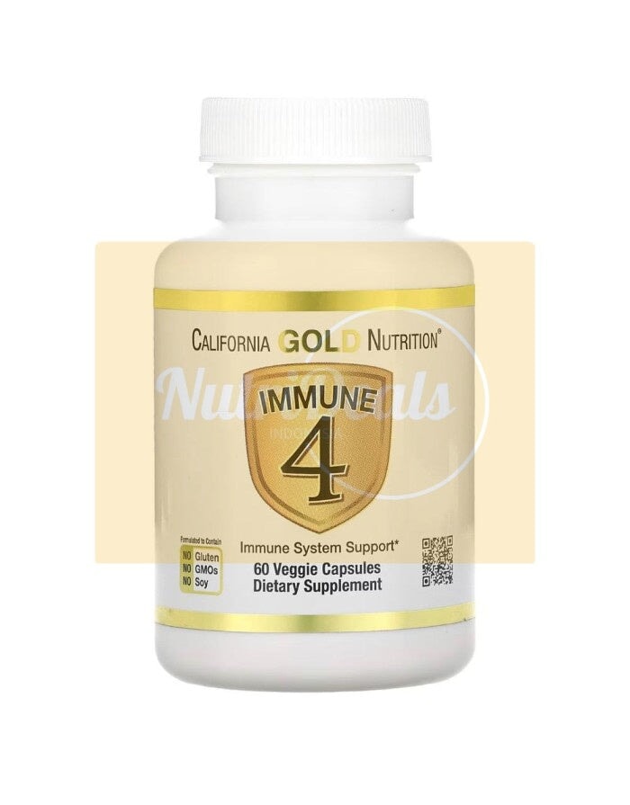 California Gold Nutrition, Immune 4, Immune System Support, 60 Veggie Capsules General Not specified 