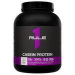 Rule 1 R1 Casein Micellar Casein Protein Vanilla Creme 4Lb