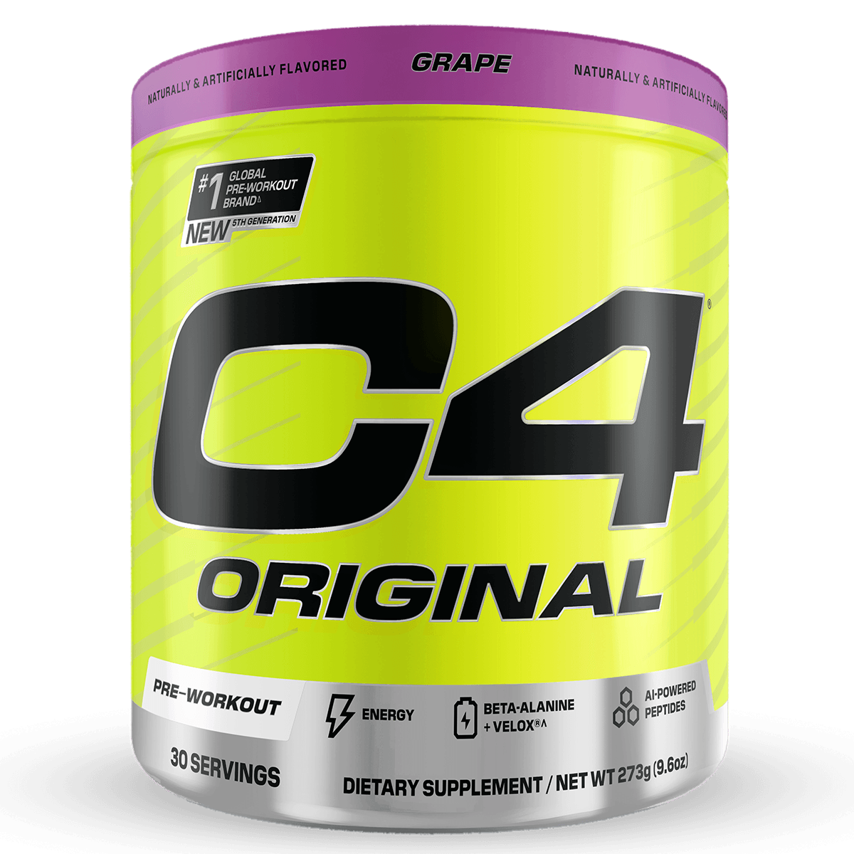 C4 Original Pre-Workout by Cellucor Grape 30 Serves - Image 15