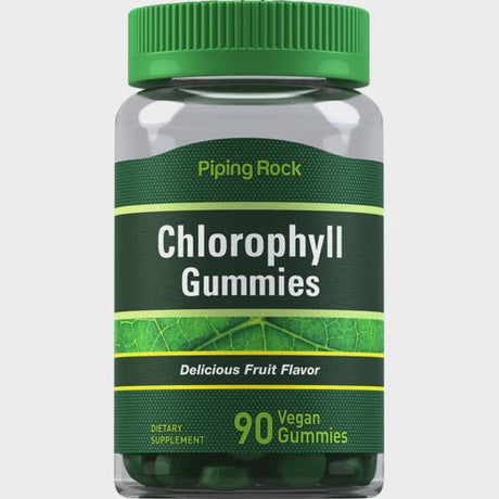 Chlorophyll Gummies (Delicious Fruit), 90 Vegan Gummies General Piping Rock 