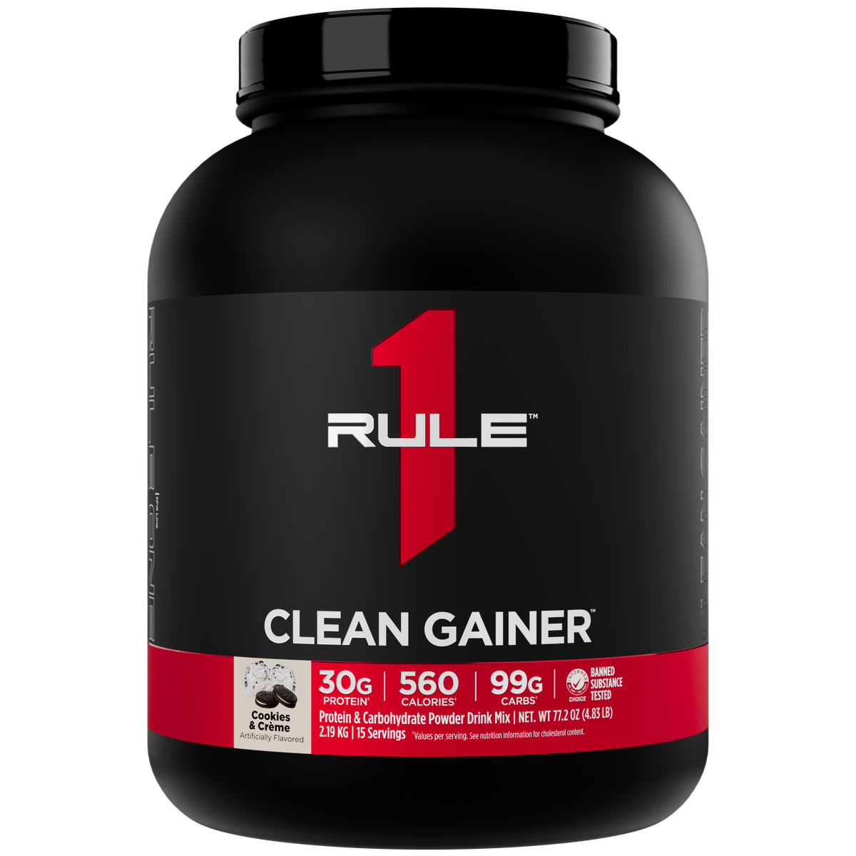 R1 Clean Gainer by Rule One Cookies & Creme 15 Serves - Image 10