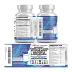 Cogni defend Nootropic By Nutraceuticals, label panels (supplement facts and directions)