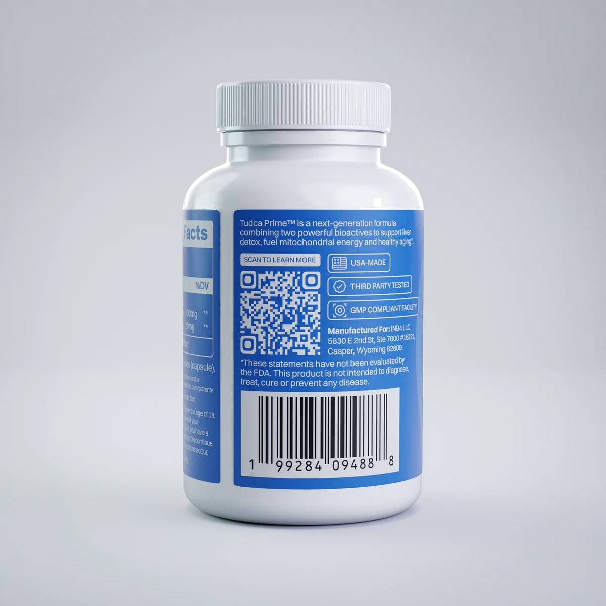 Tudca Prime Advanced Liver Support, 60 Capsules, By INB4 - Image 3