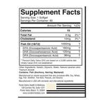 Fish Oil by Condemned Labz, supplement facts panel
