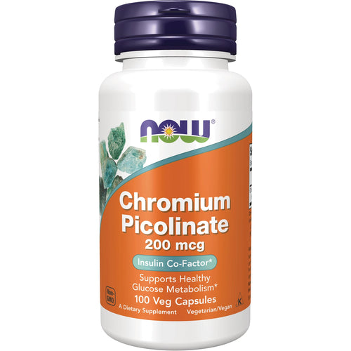 Chromium Picolinate, 200 mcg, 100 veg caps by NOW Foods