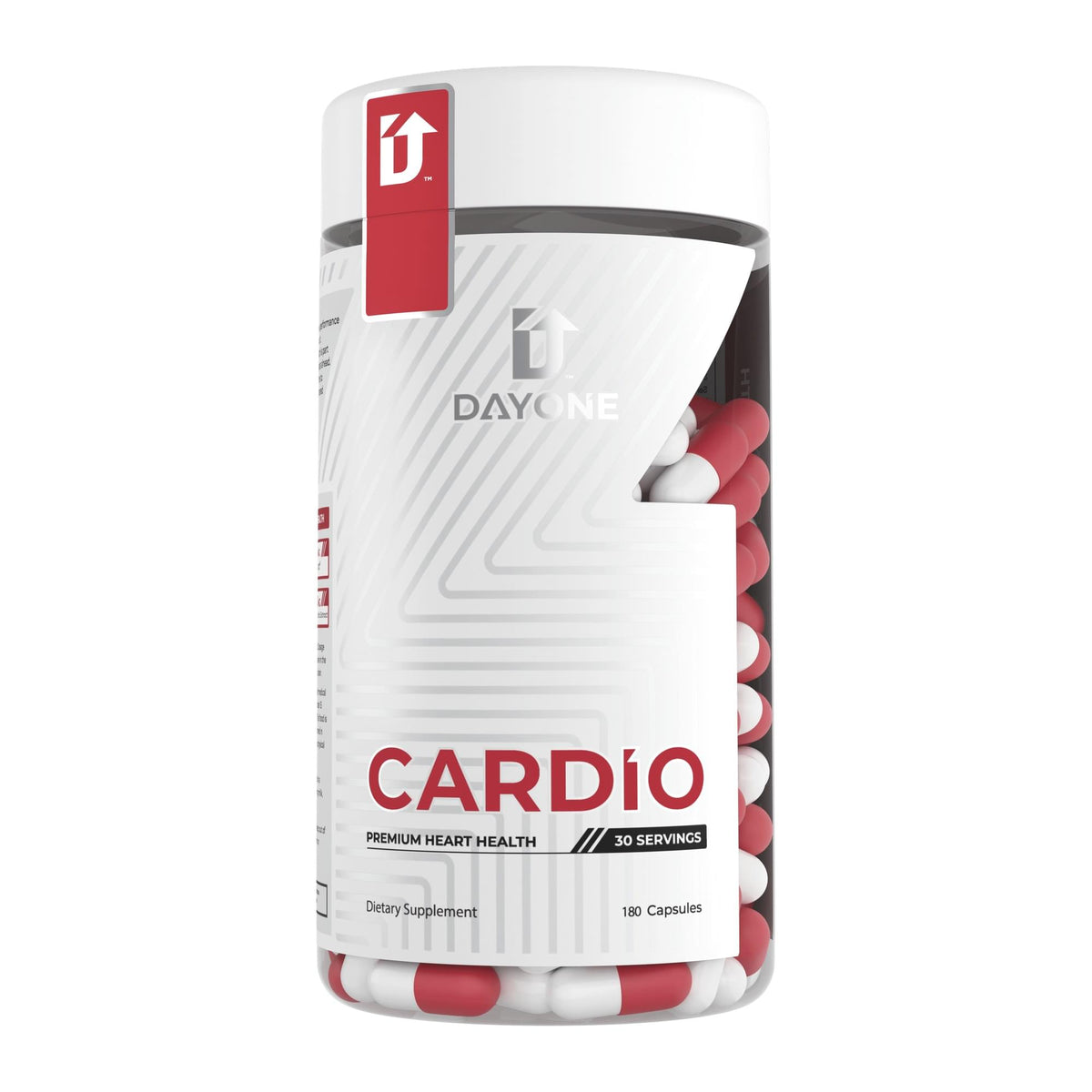 Day One Performance CARD1O, 180 capsules tub, front label - Image 1