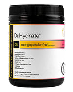 Dr Hydrate Electrolytes Mango Passionfruit flavour electrolyte hydration drink supplement
