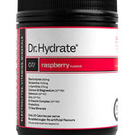 Dr Hydrate Electrolytes Raspberry flavour hydration electrolyte supplement tub