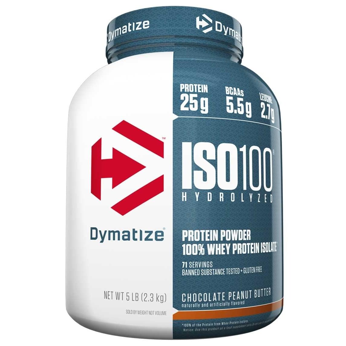 Dymatize ISO100 Hydrolyzed 5LB Chocolate Peanut Butter - Image 3