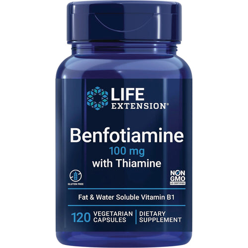 Benfotiamine with Thiamine, 100 mg, 120 Count, By Life Extension