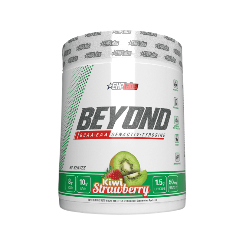 EHPlabs Beyond BCAA + EAA Amino Acid Formula – 60 Servings 60 serves Kiwi Stawberry - Image 2