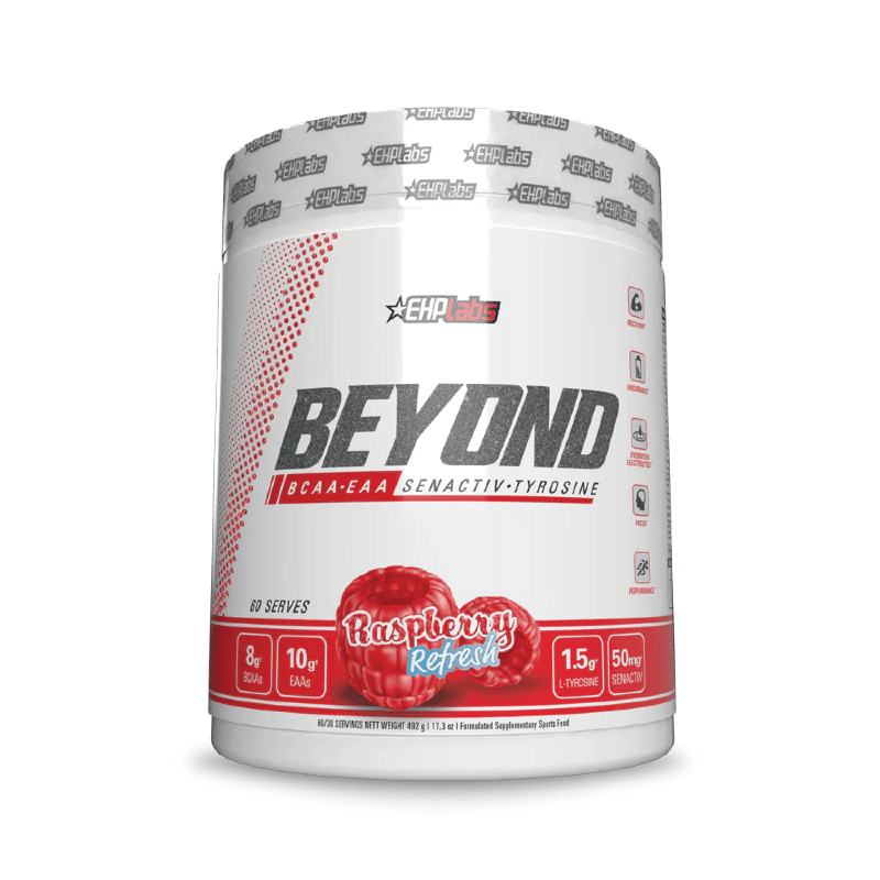 EHPlabs Beyond BCAA + EAA Amino Acid Formula – 60 Servings 60 serves Raspberry Refresh - Image 4