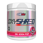 EHP Labs OxyShred Ultra Concentration – 60 Serves, Dr Soda Pop tub front