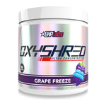 EHP Labs OxyShred Ultra Concentration – 60 Serves, Grape Freeze tub front