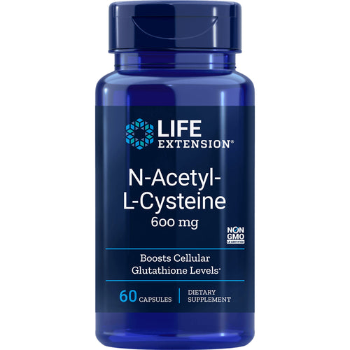 Life Extension N-Acetyl Cysteine 600 Mg, 60 vegetarian caps