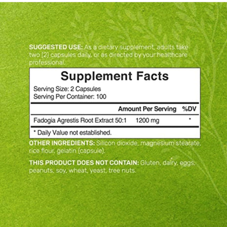 Fadogia Agrestis 1200mg GENERAL HEALTH SUPPS247 