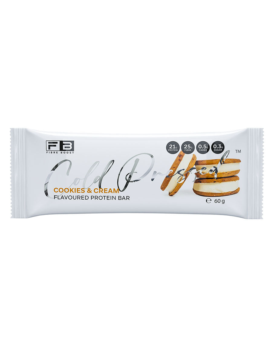 Protein Bars by Fibre Boost Cookies and Creme 1 Bar