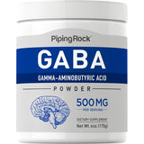 GABA Powder 170g By Piping Rock General Piping Rock 